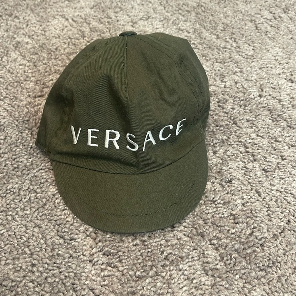 Olive Green Baby Versace Hat